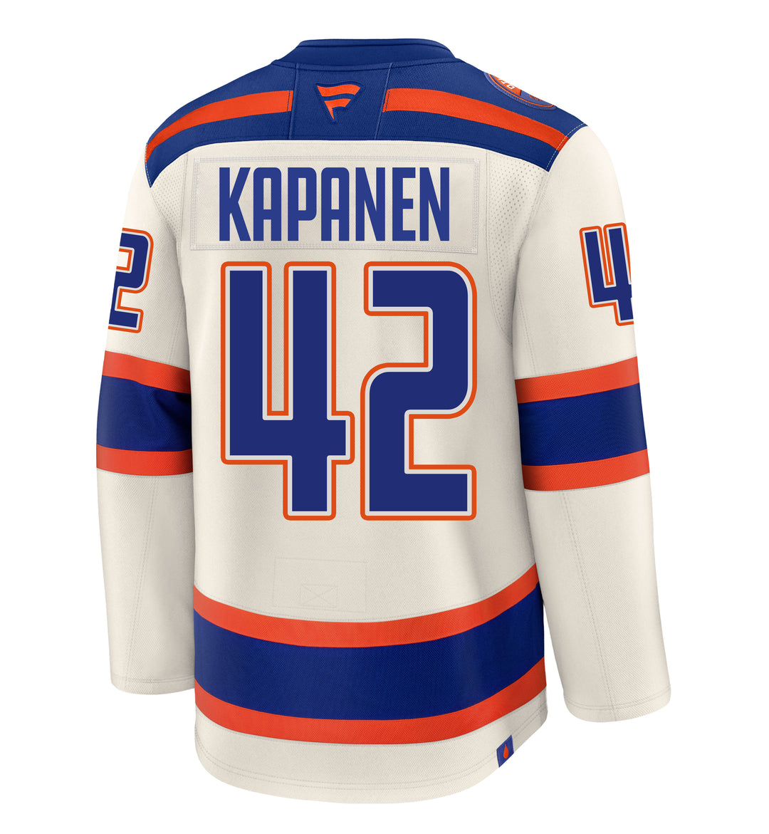 Kasperi Kapanen Edmonton Oilers Fanatics Premium Cream Alternate Jersey