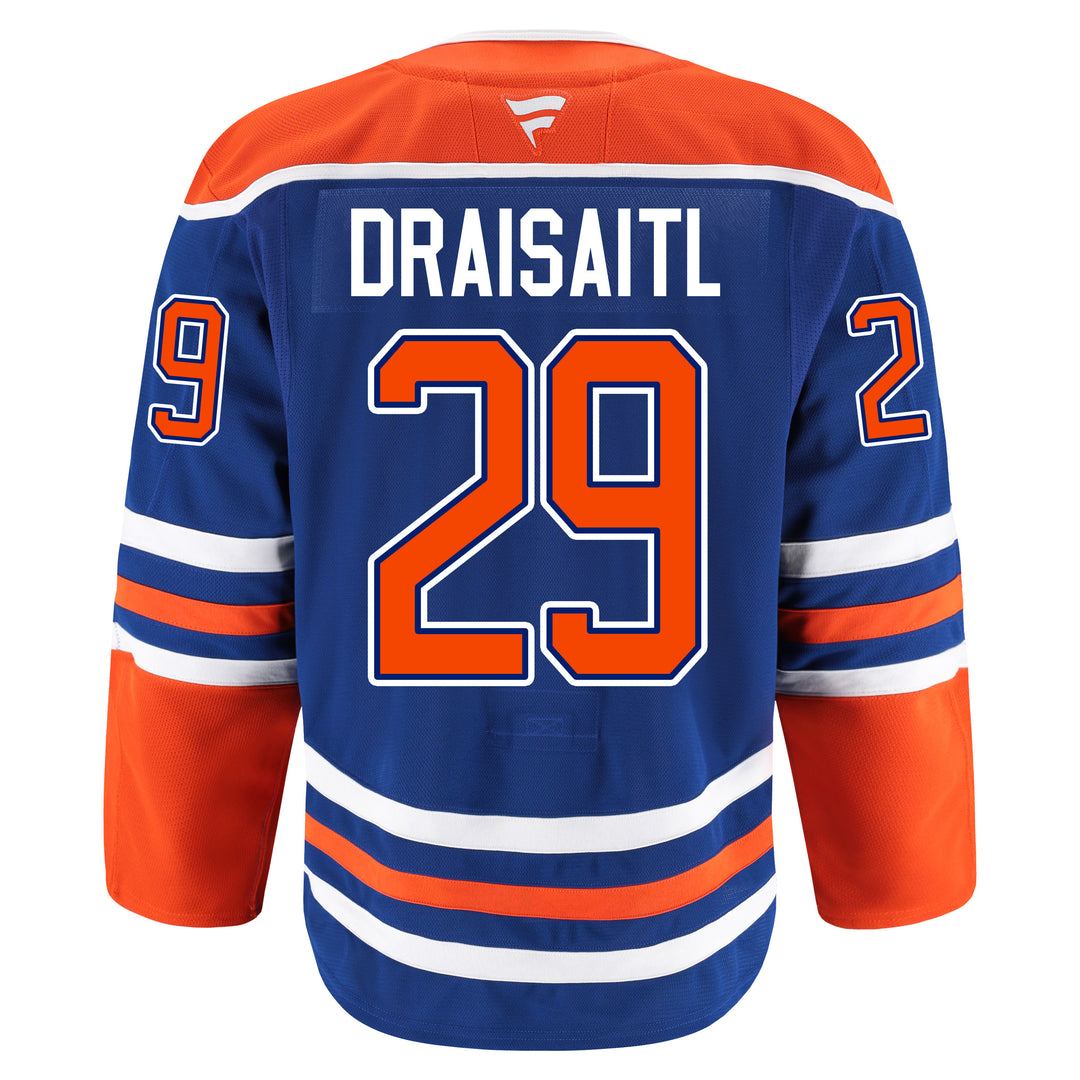 Leon Draisaitl Edmonton Oilers Fanatics Authentic Pro On Ice Royal Blue Home Jersey