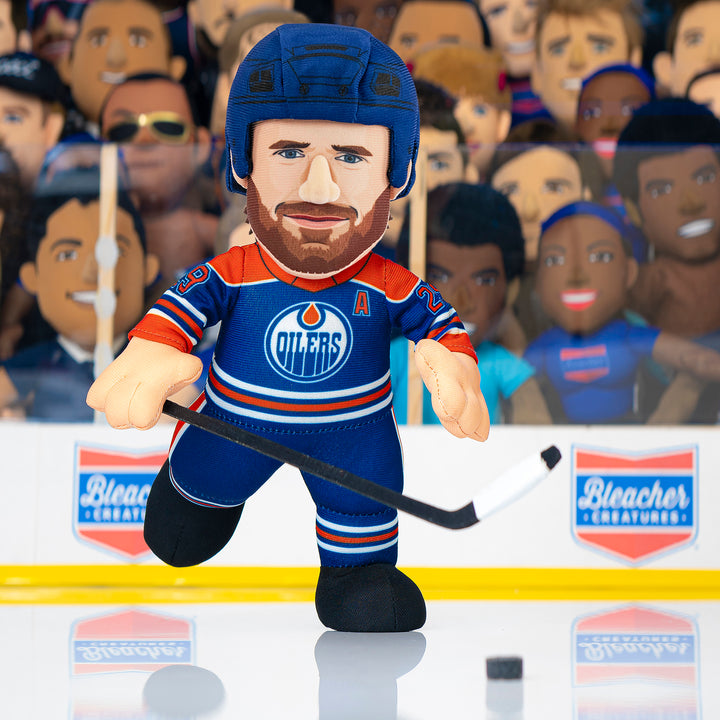 Leon Draisaitl Edmonton Oilers 10" Royal Jersey Plushie Toy