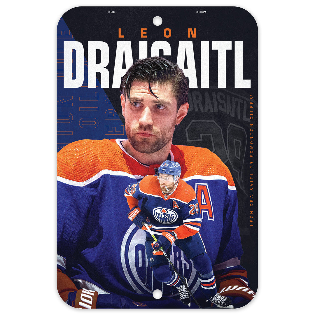 Leon Draisaitl Edmonton Oilers 10" x 15" Wall Sign