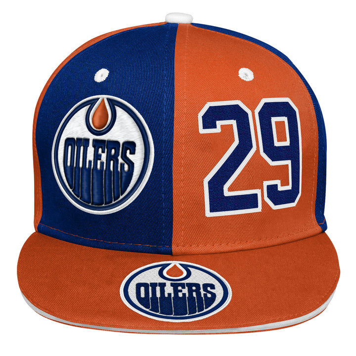 Leon Draisaitl Edmonton Oilers Youth Outerstuff Pandemonium Snapback Hat