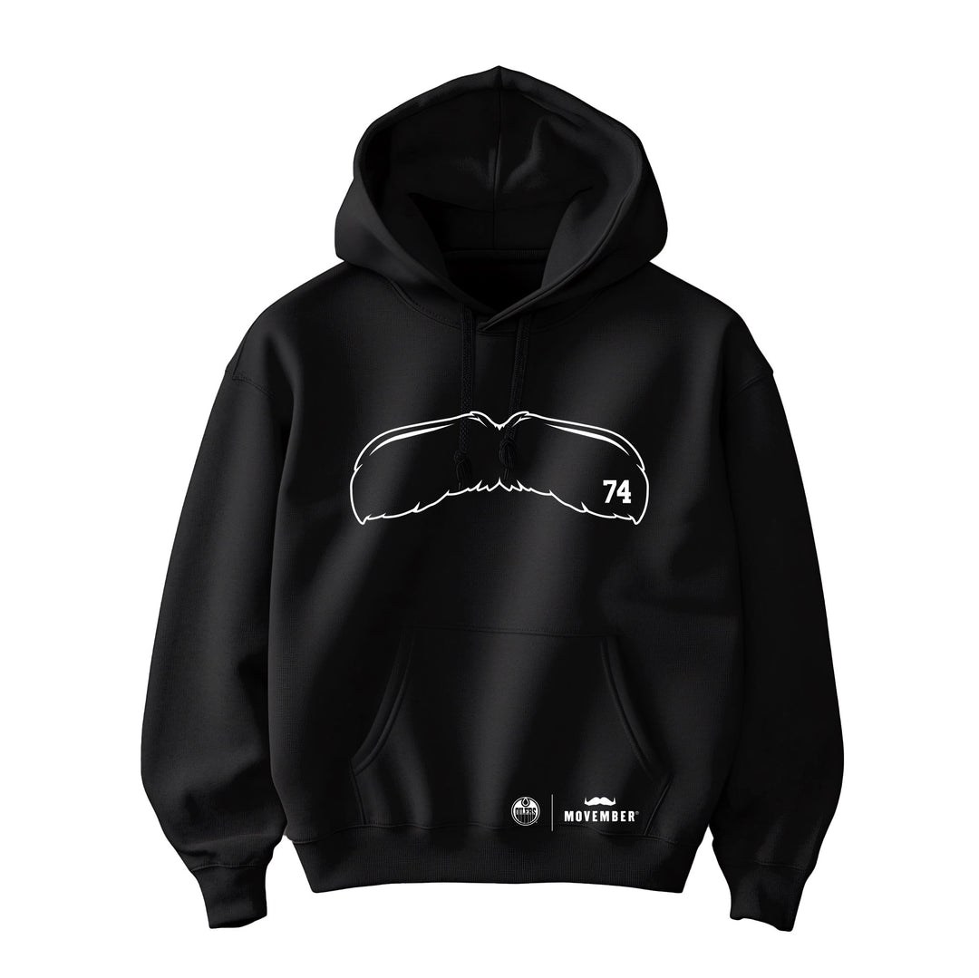 Stuart Skinner x Edmonton Oilers Movember Black Hoodie