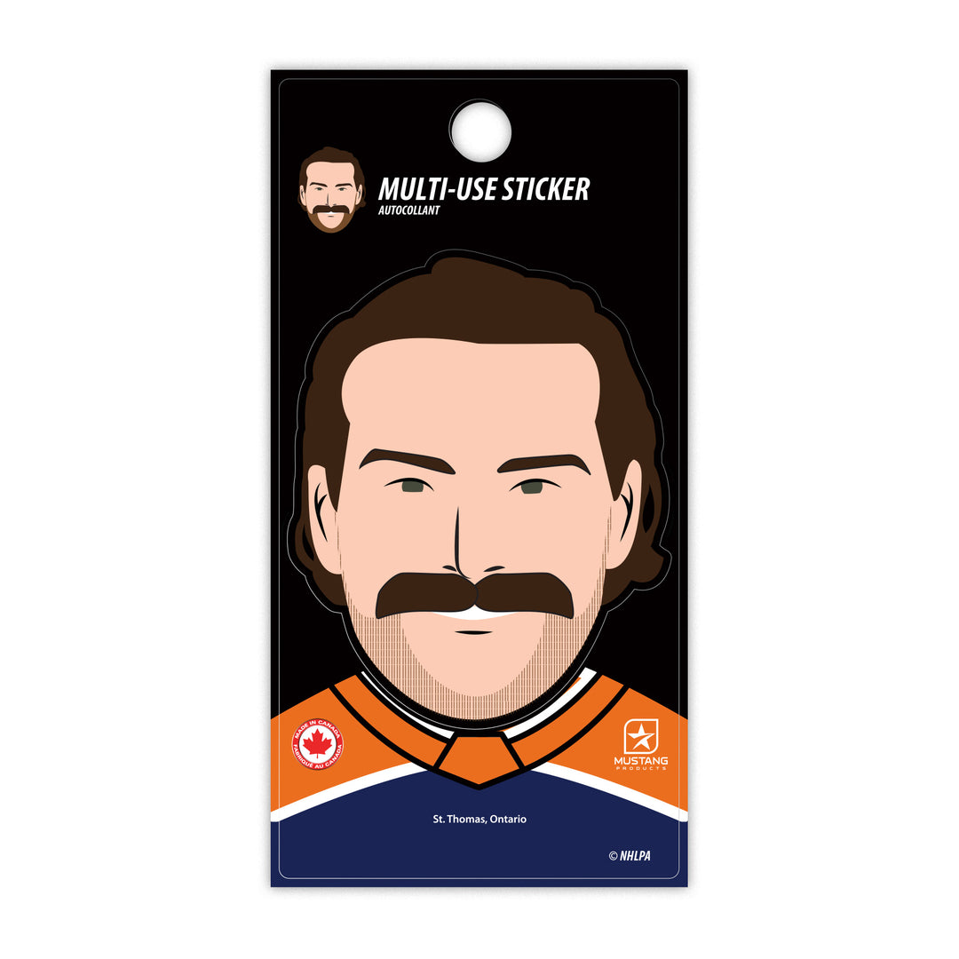 Stuart Skinner Edmonton Oilers 3"x 5" Animated Head Decal