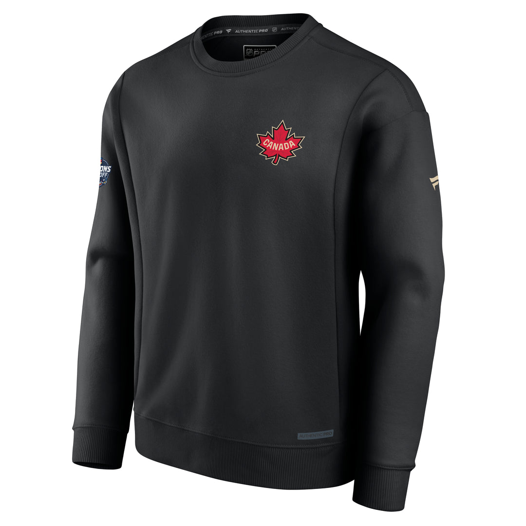 Team Canada 2025 4 Nations Face-Off Fanatics Black Fleece Sweatshirt
