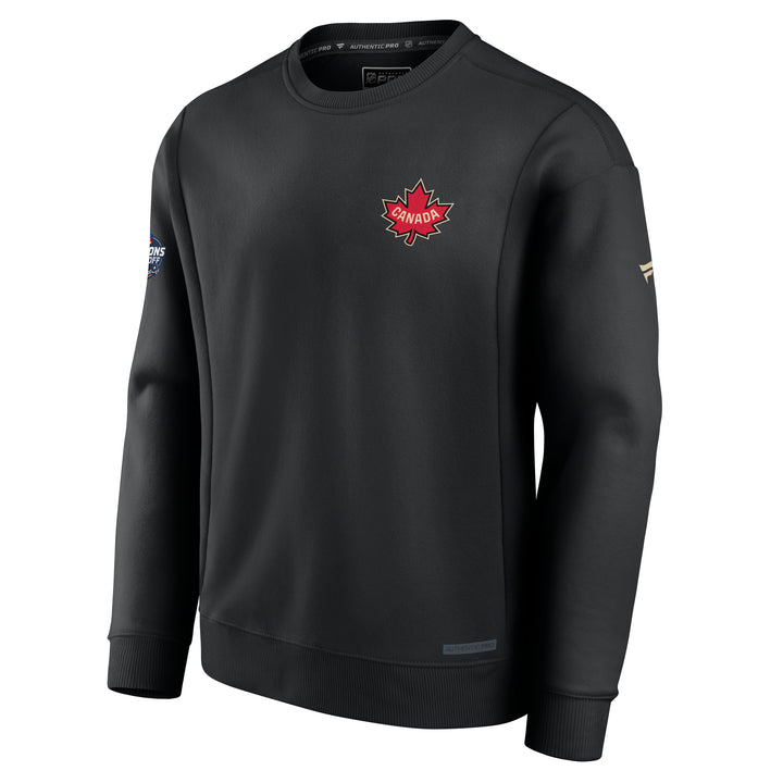 Team Canada 2025 4 Nations Face-Off Fanatics Black Fleece Sweatshirt