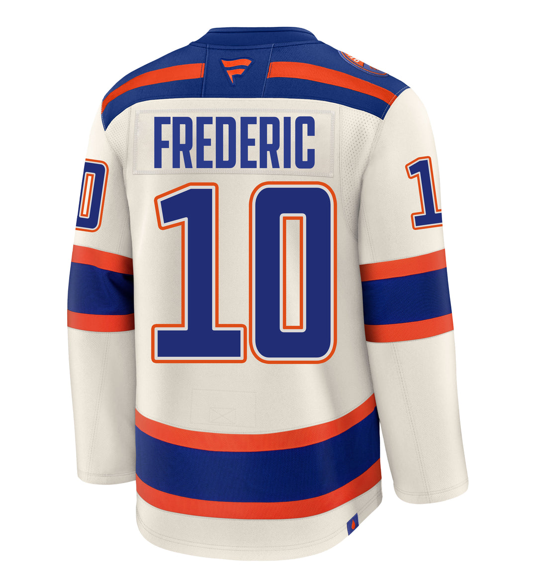 Trent Frederic Edmonton Oilers Fanatics Premium Cream Alternate Jersey