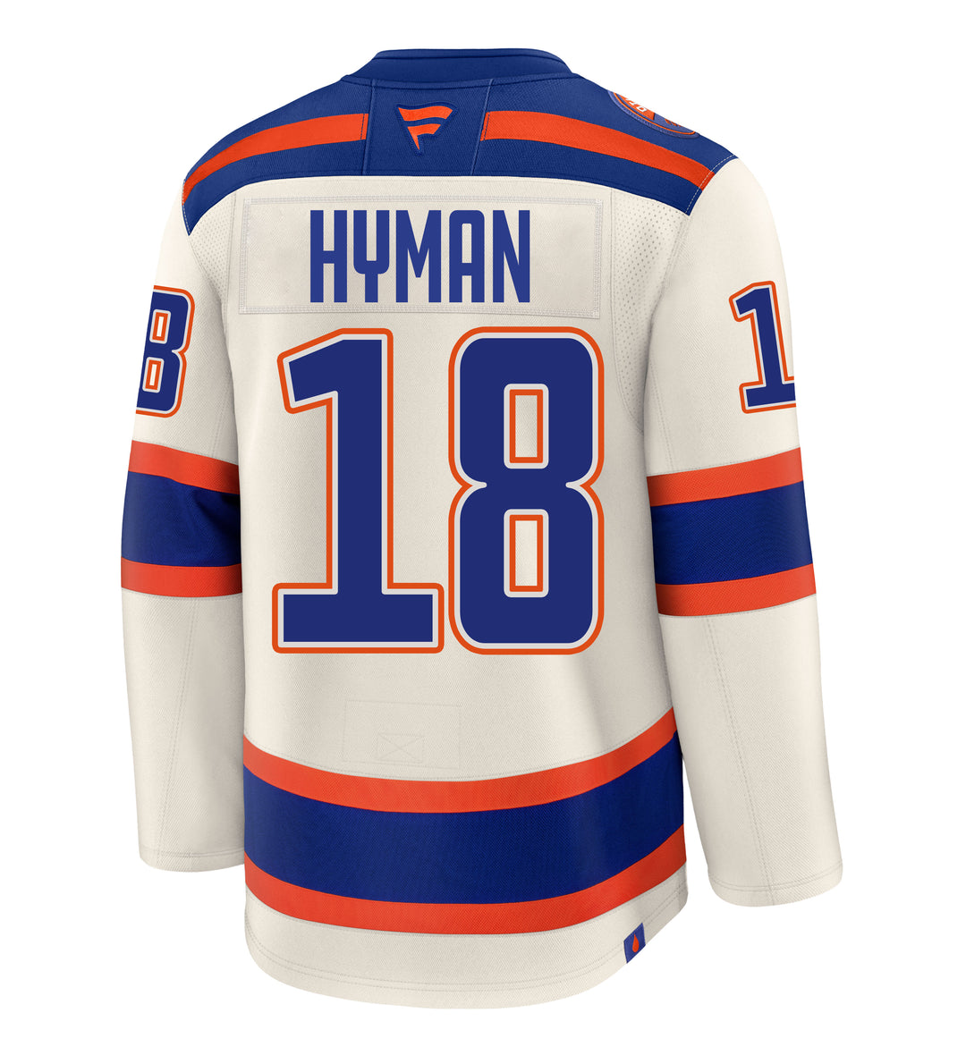 Zach Hyman Edmonton Oilers Fanatics Premium Cream Alternate Jersey
