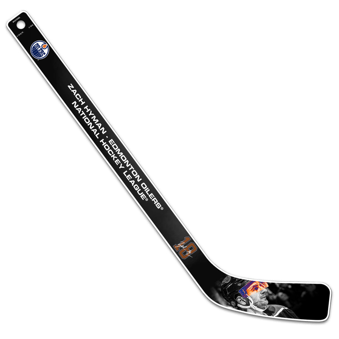 Zach Hyman Edmonton Oilers Neon Mini Stick