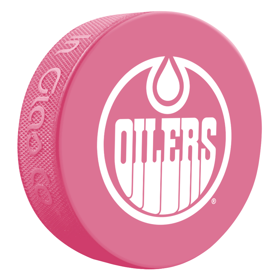 Edmonton Oilers Pink Basic Puck ICE District Authentics