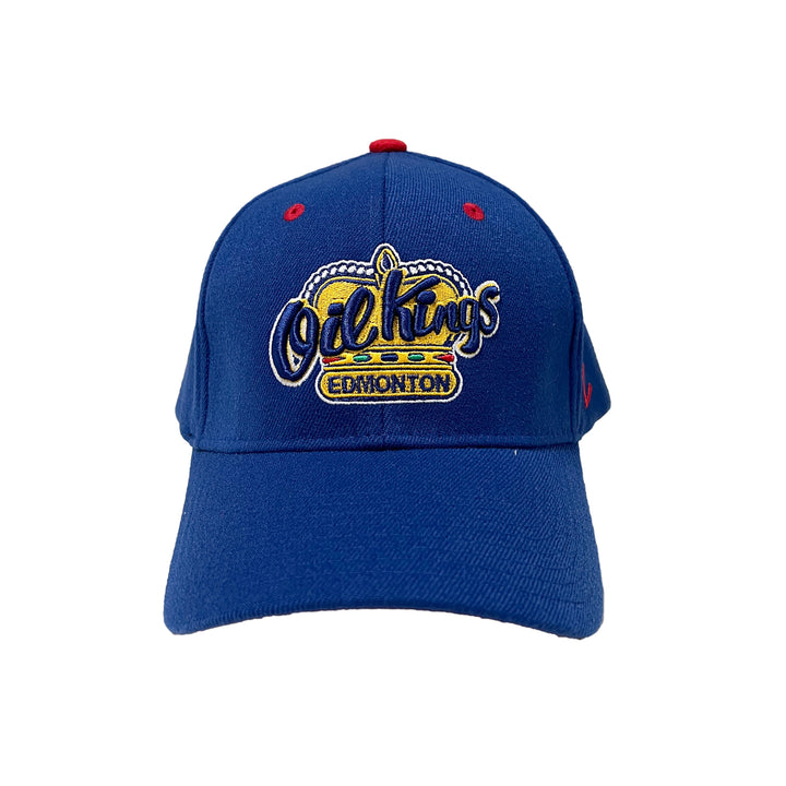 Edmonton Oil Kings Zephyr Blue Logo Flex Hat