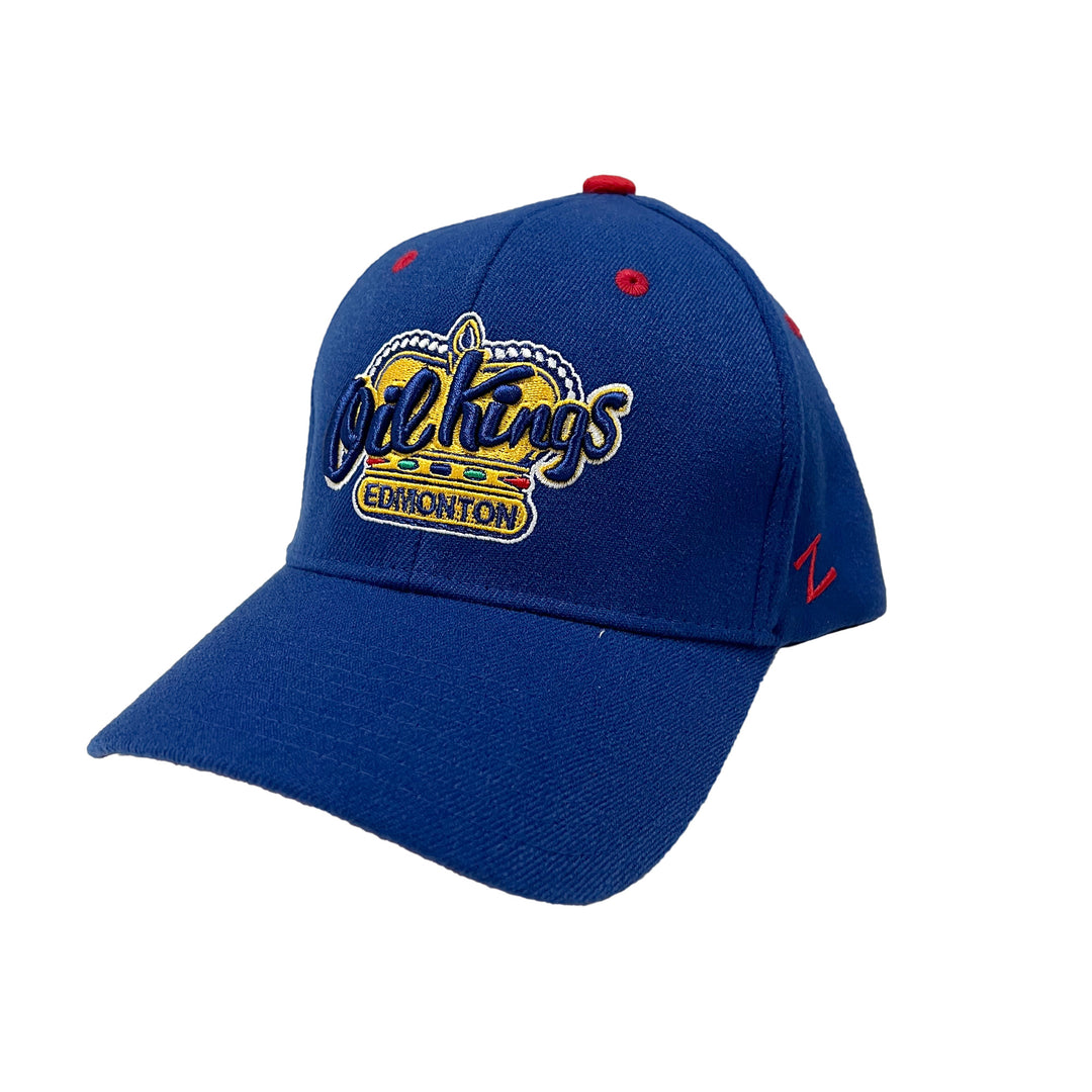 Edmonton Oil Kings Zephyr Blue Logo Flex Hat