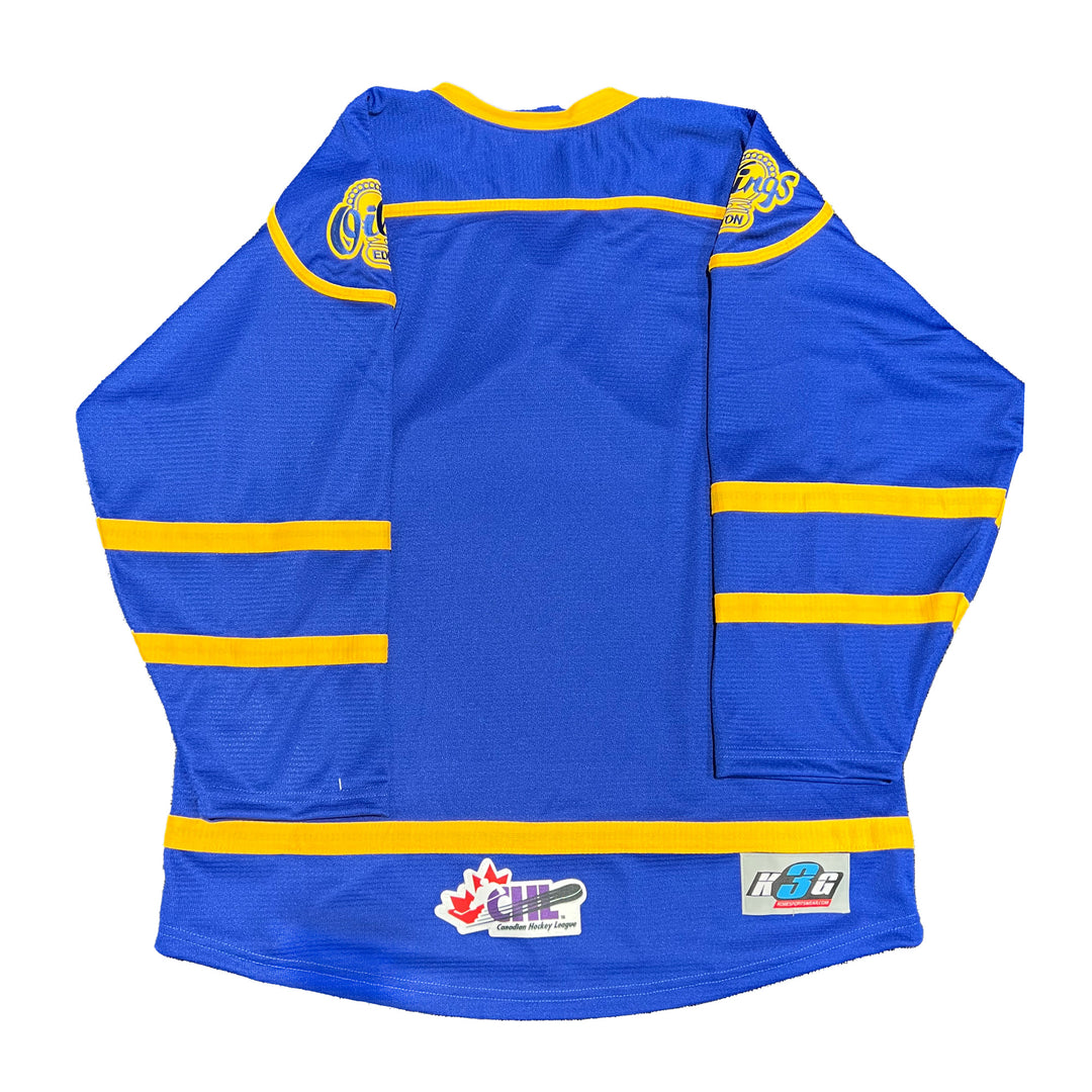 Edmonton Oil Kings Kobe Sportswear Royal Blue Alternate Jersey