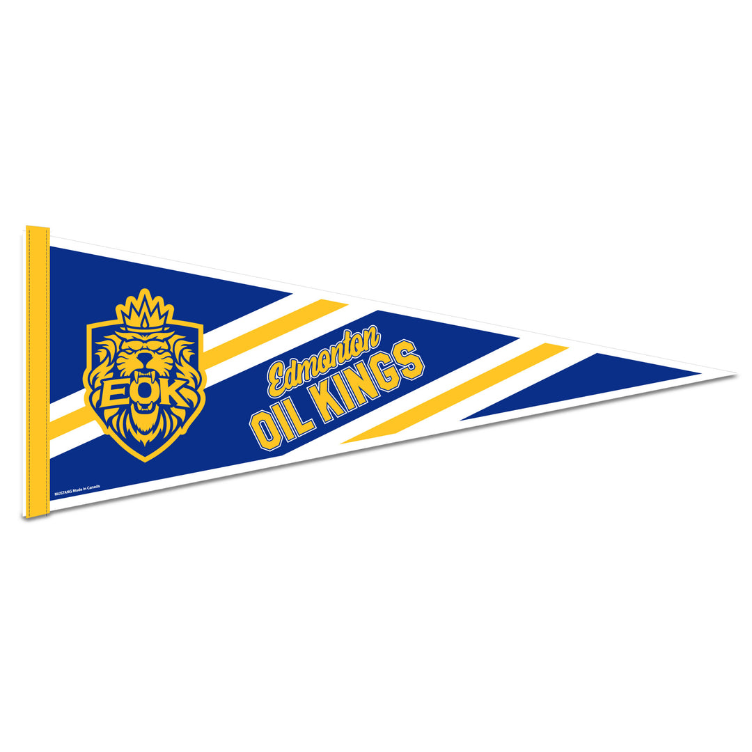 Edmonton Oil Kings Alternate Logo Felt Pennant