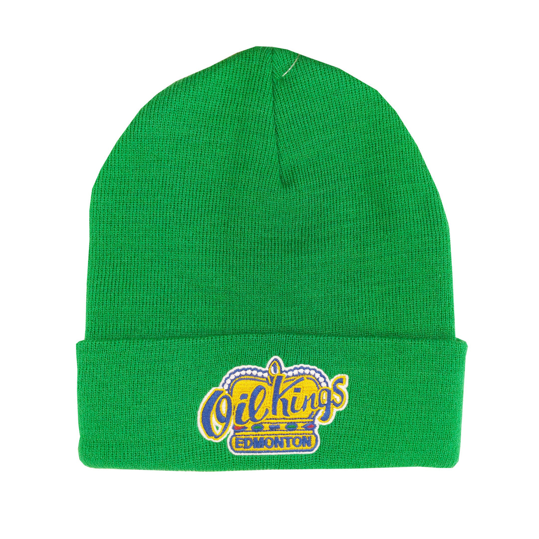 Edmonton Oil Kings American Needle Green Home Logo Knit Toque