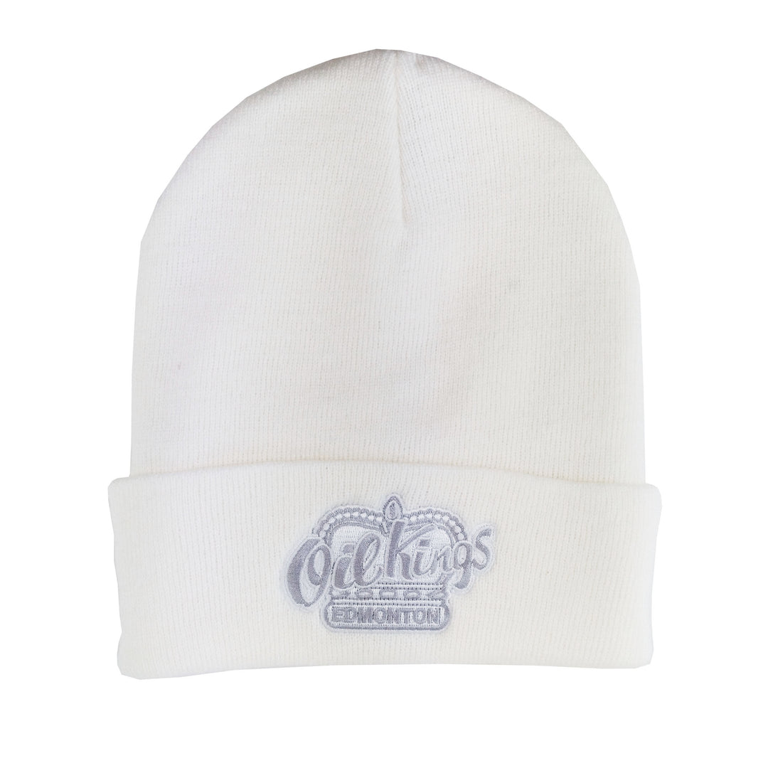 Edmonton Oil Kings American Needle White Home Logo Knit Toque