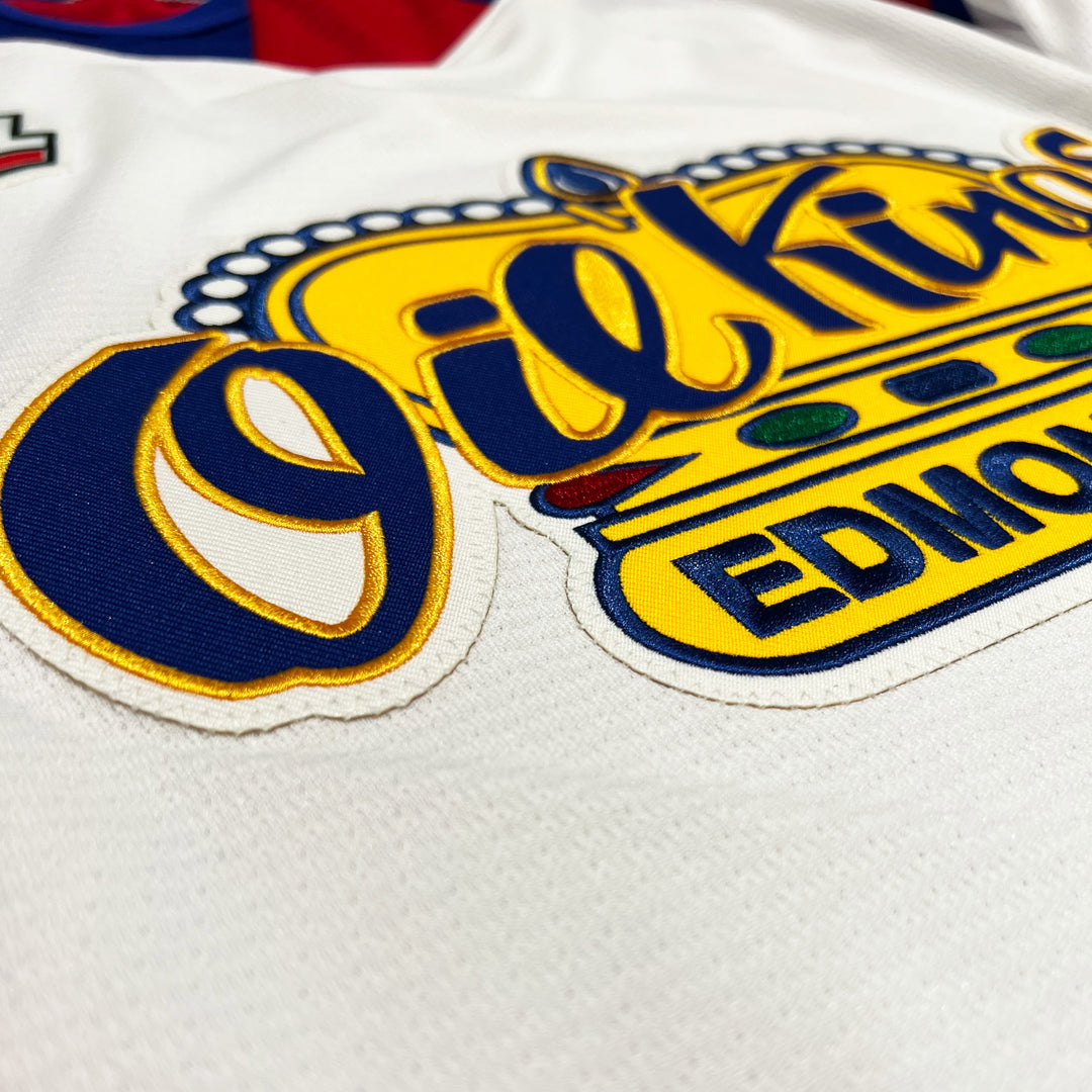 Edmonton Oil Kings Kobe Sportswear White Jersey