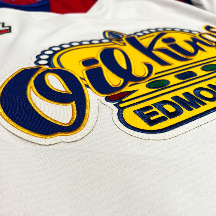 Edmonton Oil Kings Kobe Sportswear White Jersey