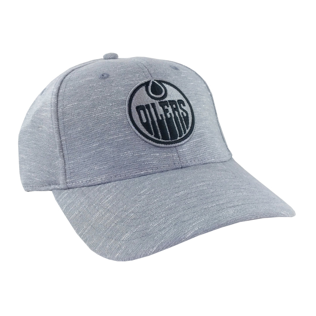Edmonton Oilers American Needle Grey Slub Flex Hat