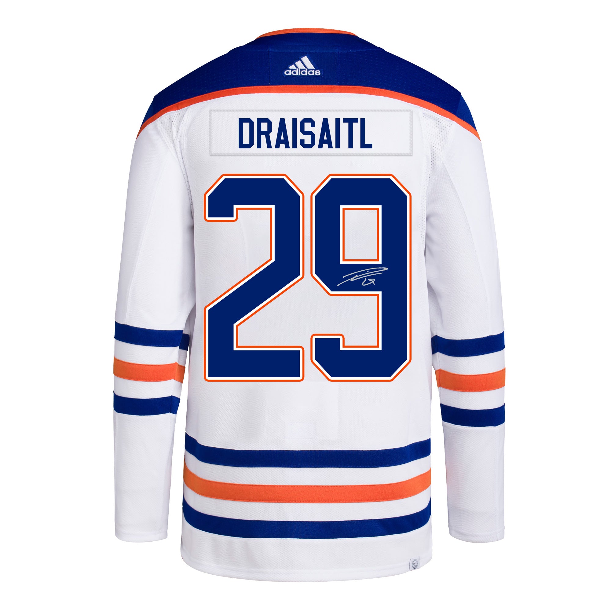 Leon Draisaitl Edmonton Oilers Autographed White Fanatics Breakaway Jersey