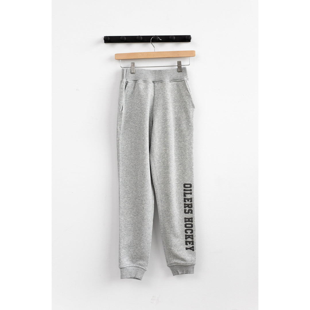 Edmonton Oilers Women's Line Change Club Grey Pants/Joggers