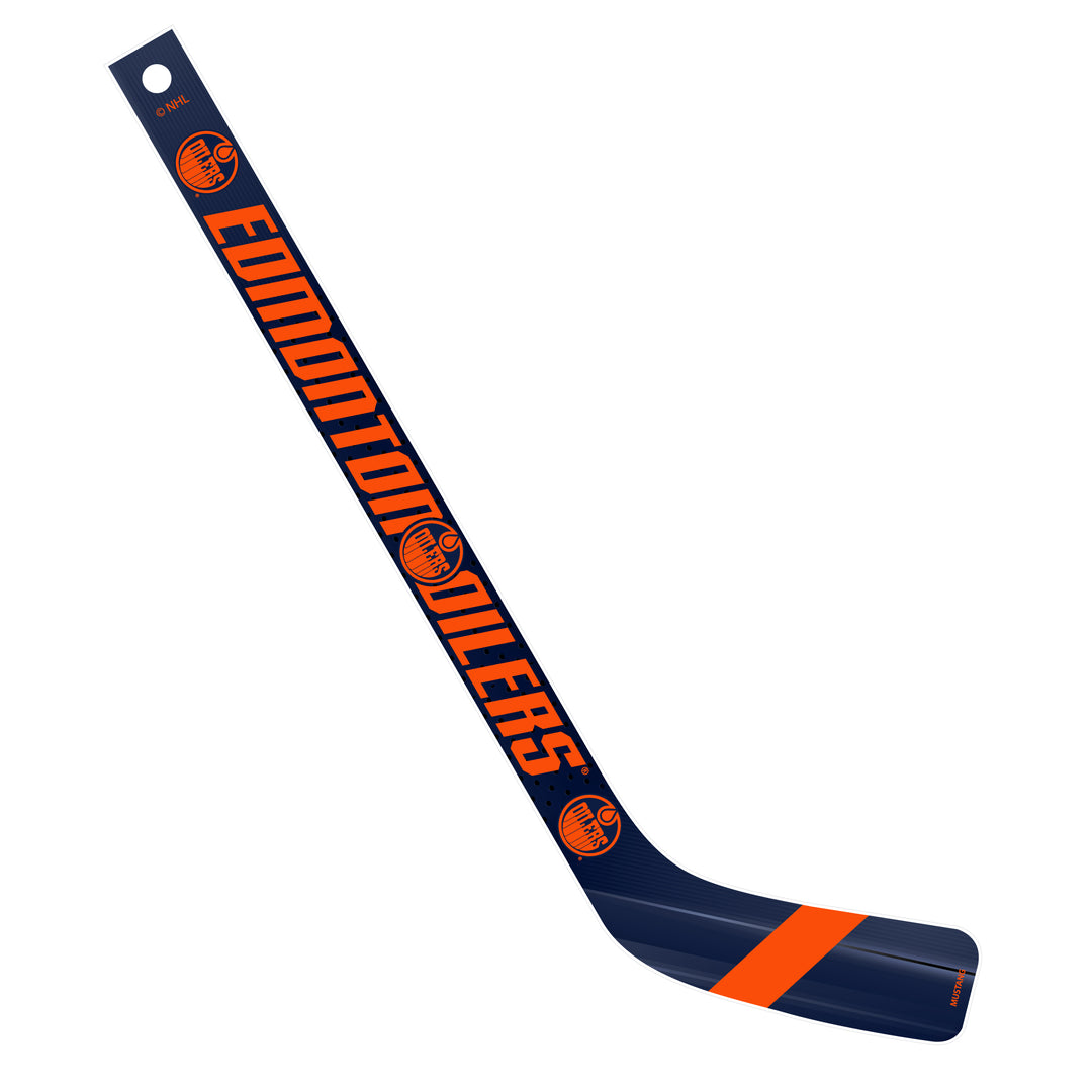 Edmonton Oilers Navy Alternate Logo Flash Mini Stick