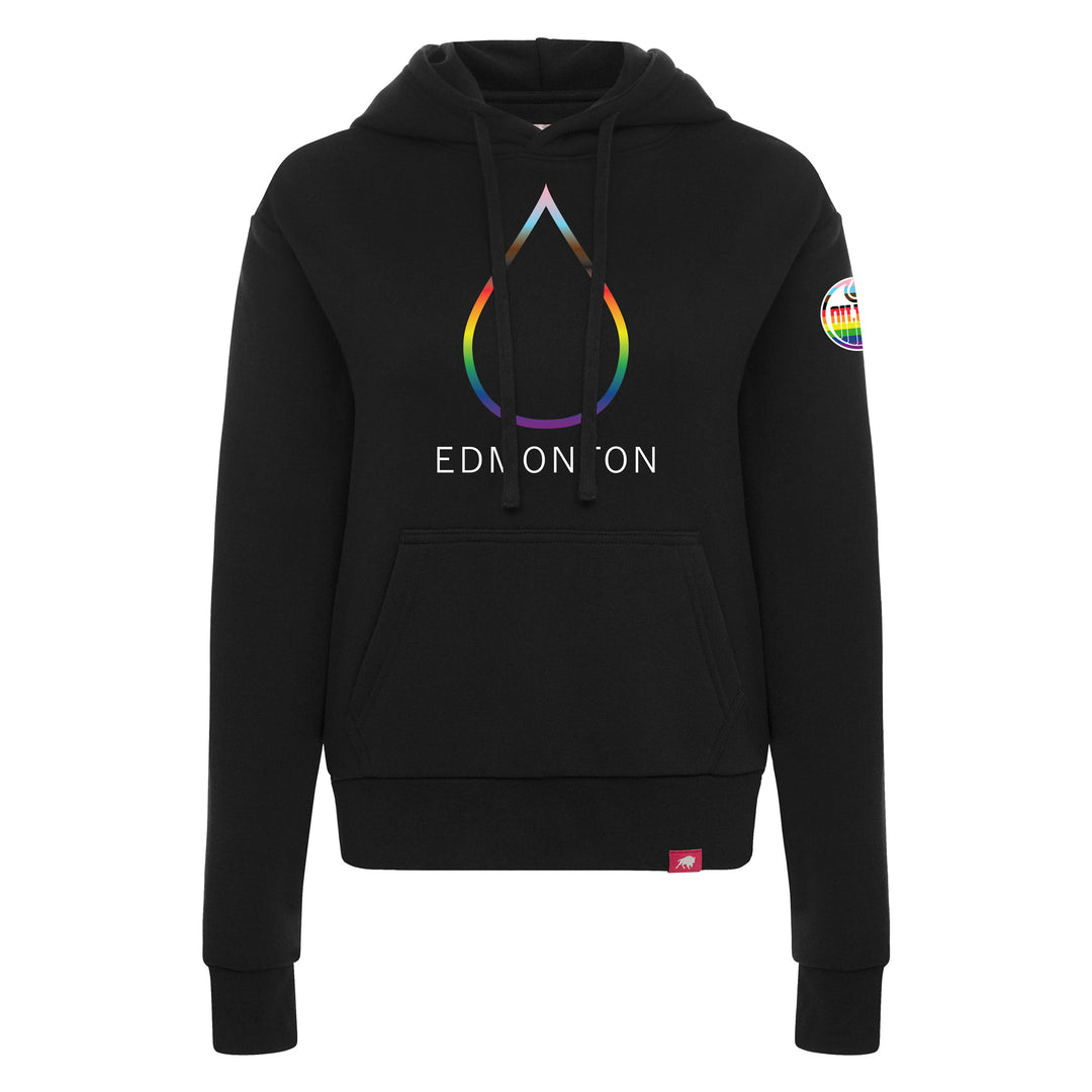 Edmonton Oilers Women's Sportiqe Ava Pride Hoodie