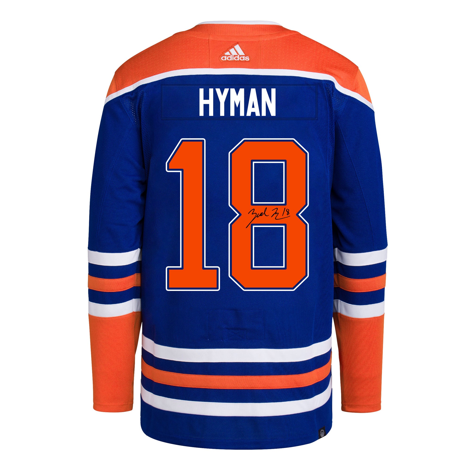Zach Hyman Edmonton Oilers Autographed Fanatics Authentic 2022-23 Reverse  Retro Adidas Authentic Jersey