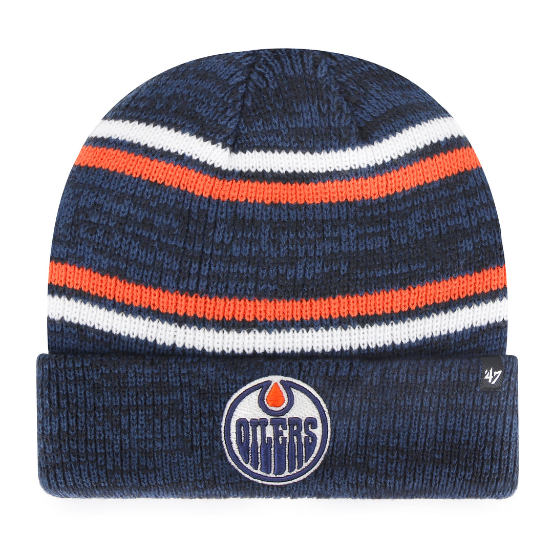Edmonton Oilers 47' Marled Stripe Cuff Knit