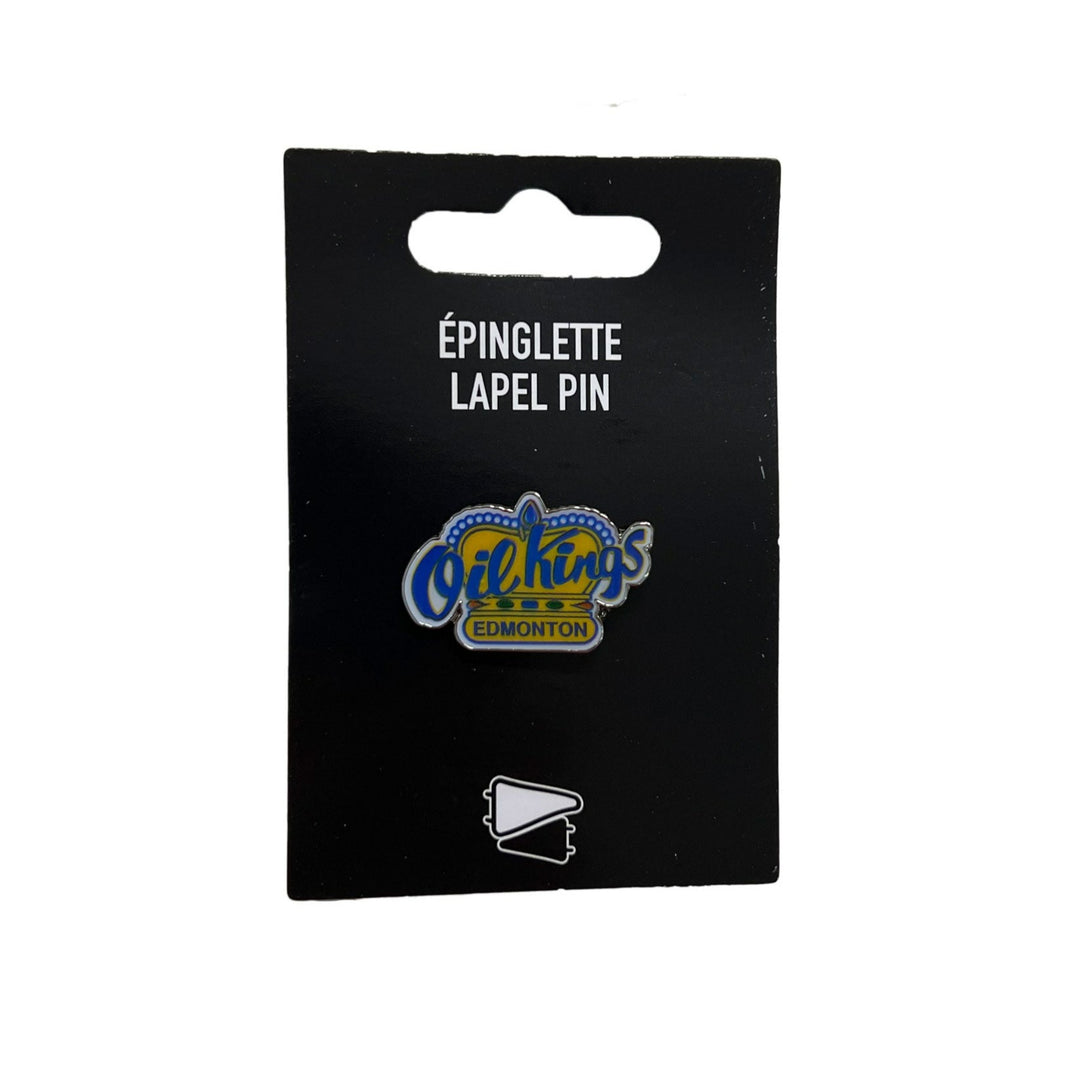 Edmonton Oil Kings Flip Custom Logo Pin