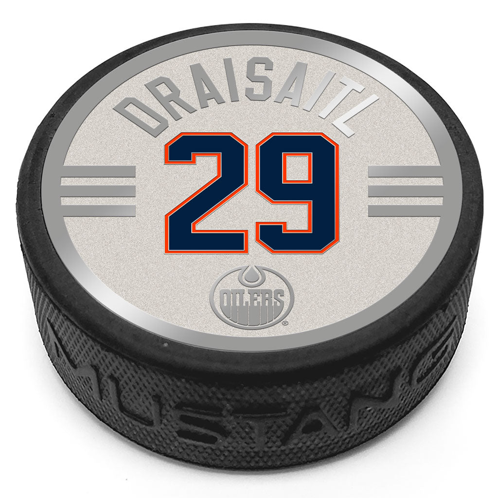 Edmonton Oilers Leon Draisaitl Medallion Puck