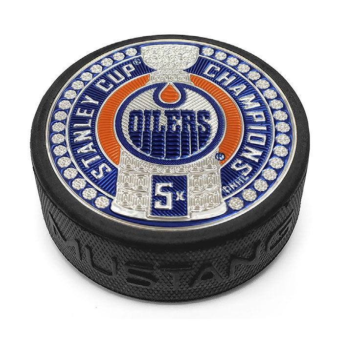 Edmonton Oilers Mustang Cup Dynasty Trimflexx Puck