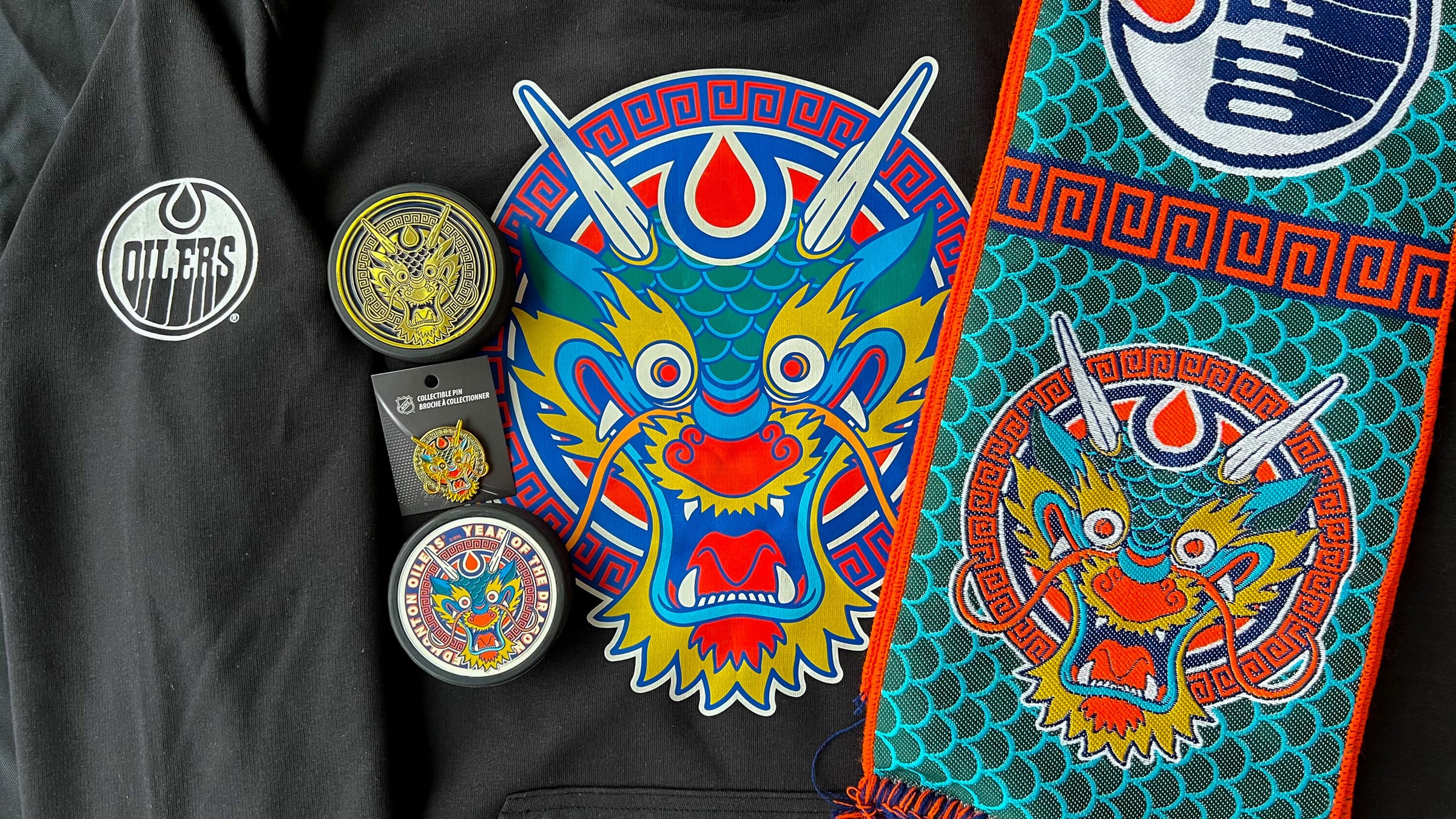 Edmonton Oilers Lunar New Year Collection  Year of the Dragon 2024 – ICE  District Authentics