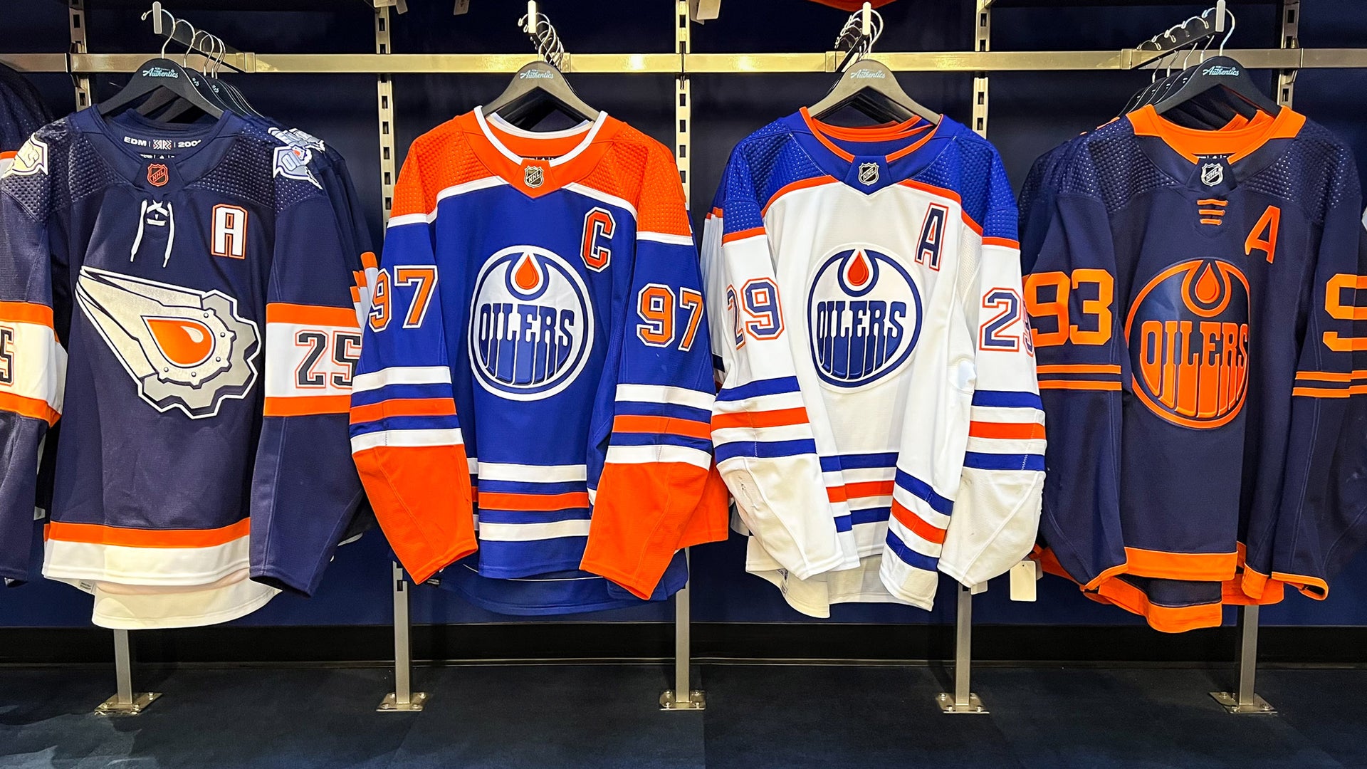 Edmonton Oilers Game Worn Jerseys ICE District Authentics