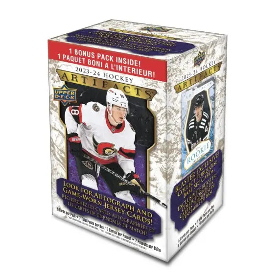 2023-24 Upper Deck Artifacts Hockey Cards Blaster Box