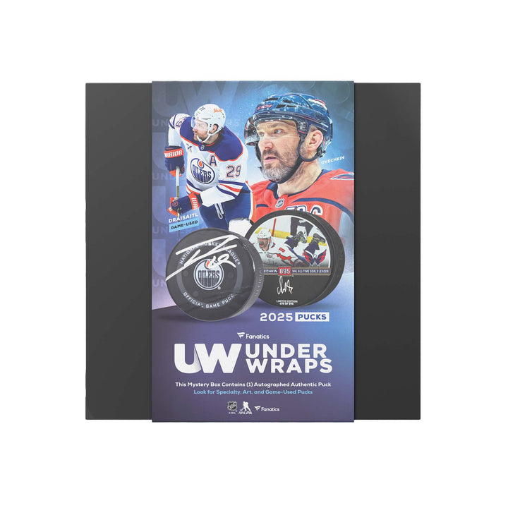 2025 Under Wraps NHL Single Puck Mystery Box