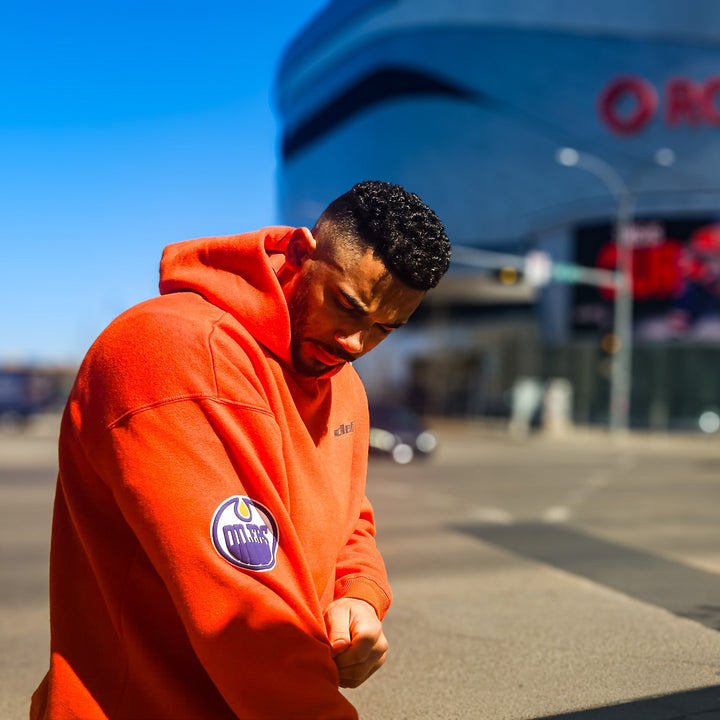 Edmonton Oilers DEFY Orange Hoodie