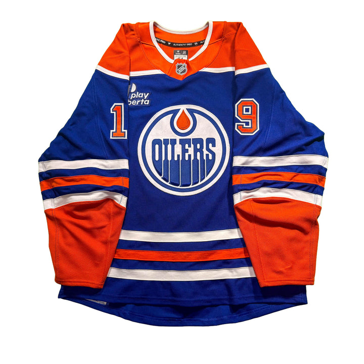 Adam Henrique Edmonton Oilers Game Worn Jersey - 2025-26 Royal Blue Set #2 - D00383