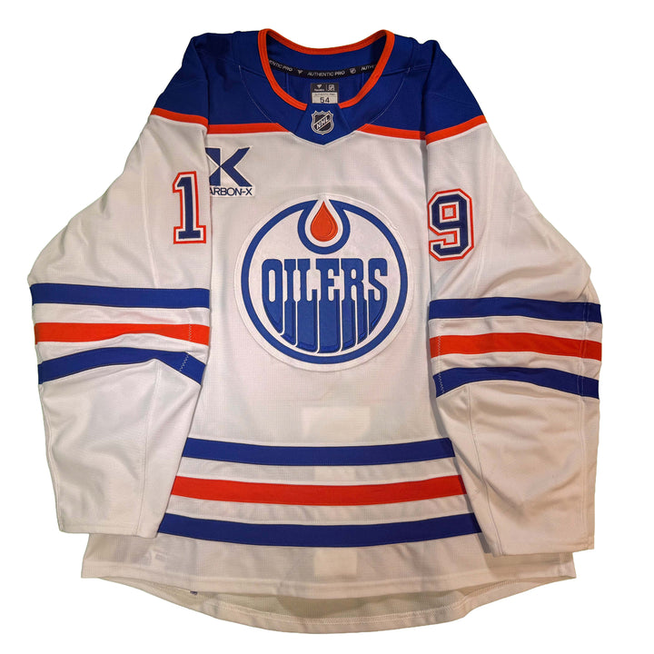 Adam Henrique Edmonton Oilers Game Worn Jersey - 2025-26 White Set #2 - D00308