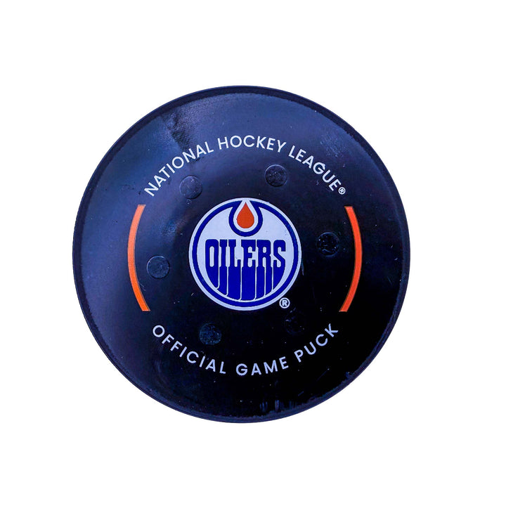 Adam Lowry Winnipeg Jets Goal Puck - Oct. 9/2024 vs Edmonton Oilers #24878