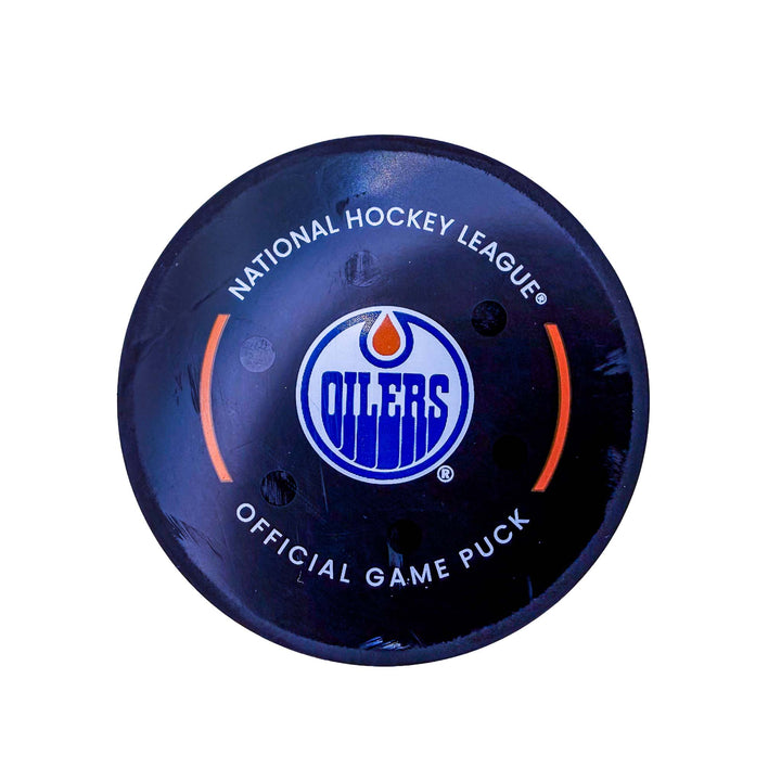 Andre Burakovsky Seattle Kraken Goal Puck - Mar. 22/2025 vs Edmonton Oilers #25061