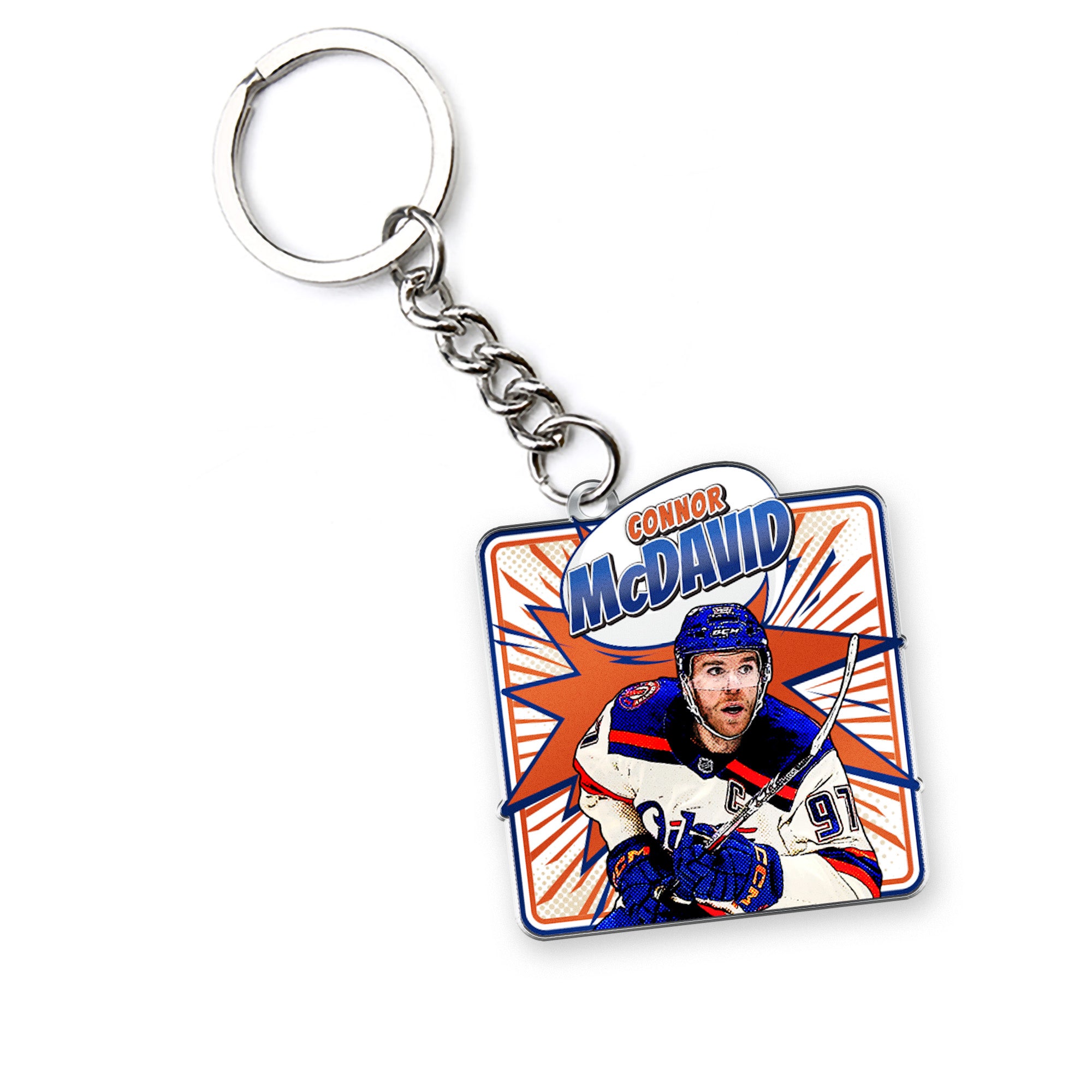 Connor McDavid Edmonton Oilers Kaboom Keychain – ICE District Authentics