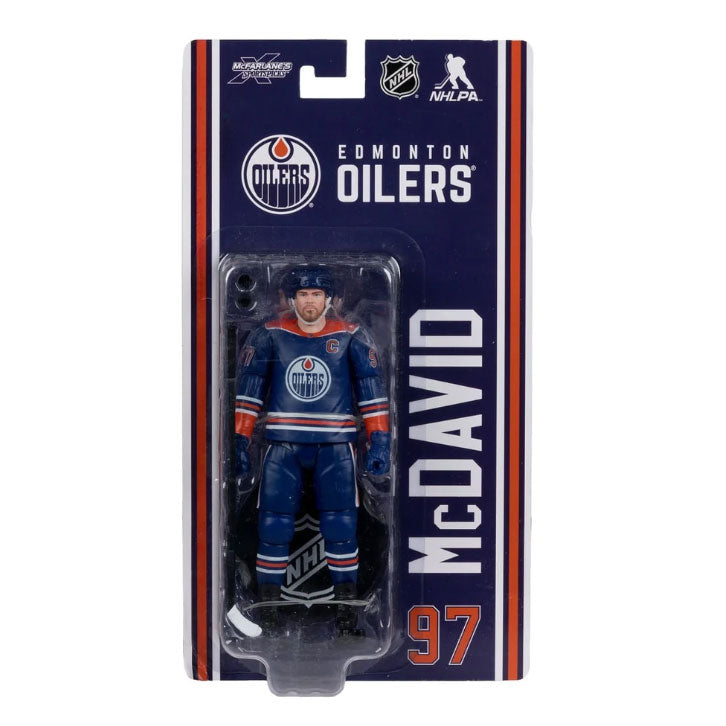Connor McDavid Edmonton Oilers McFarlane Sports Royal Home Jersey 6" Articulated Figurine