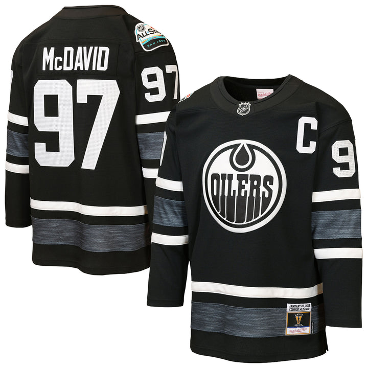 Connor McDavid Edmonton Oilers Mitchell & Ness 2019 San Jose All-Star Black Jersey