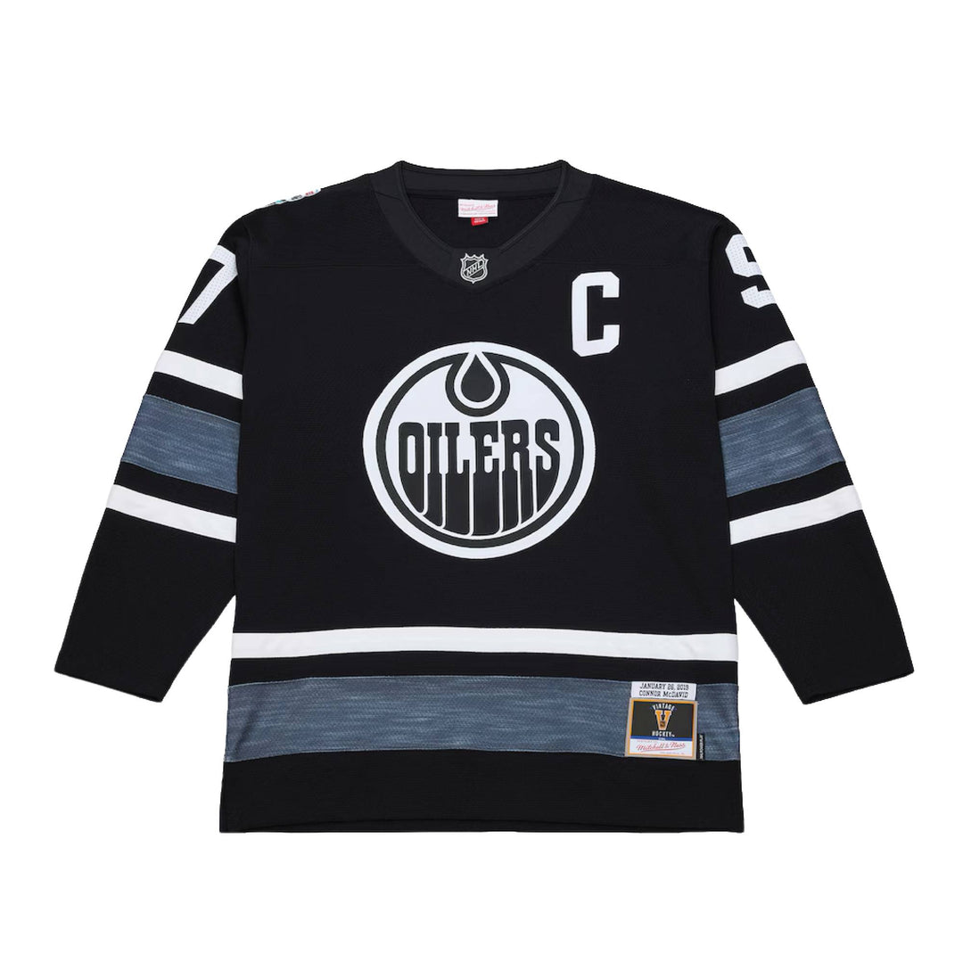 Connor McDavid Edmonton Oilers Mitchell & Ness 2019 San Jose All-Star Black Jersey