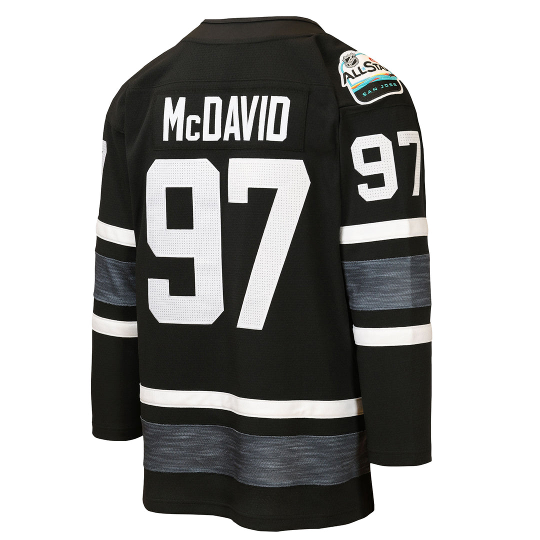 Connor McDavid Edmonton Oilers Mitchell & Ness 2019 San Jose All-Star Black Jersey