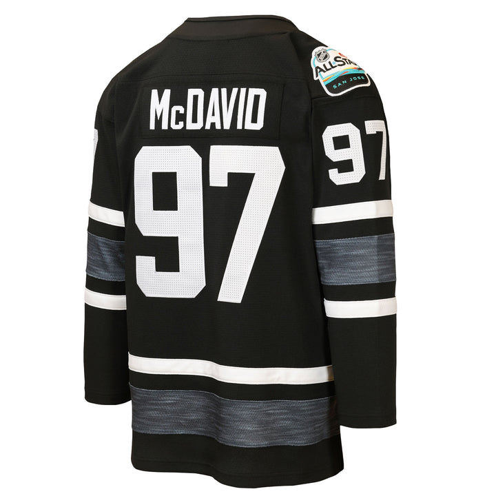Connor McDavid Edmonton Oilers Mitchell & Ness 2019 San Jose All-Star Black Jersey