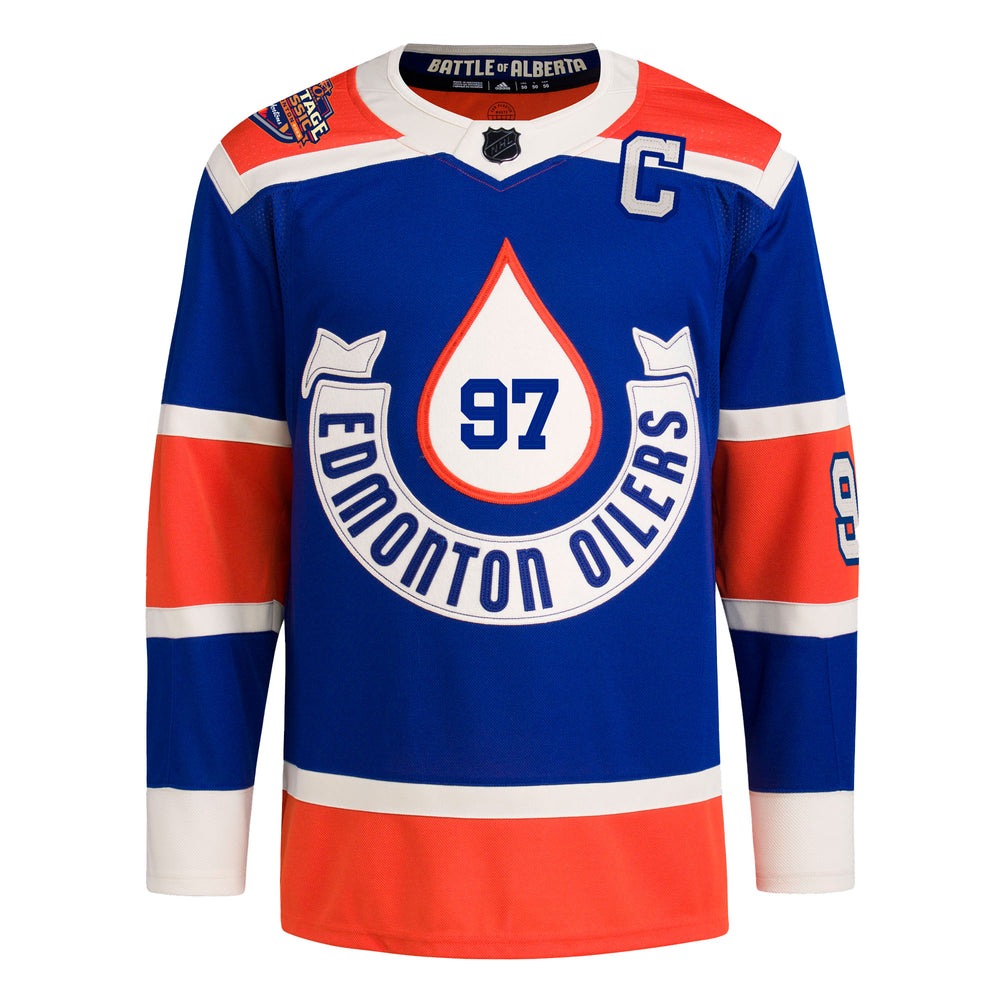 Edmonton Oilers Fanatics Branded 2023 NHL Heritage Classic Wordmark T Shirt  - teejeep