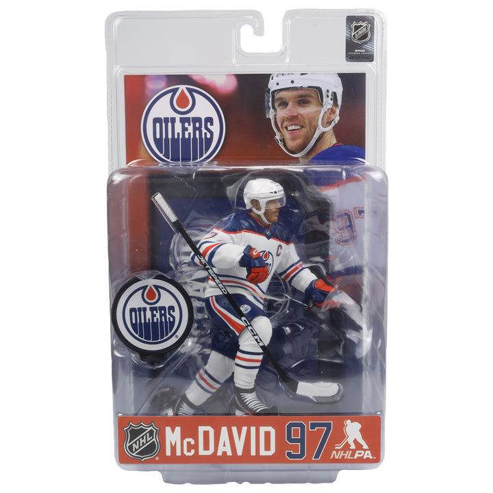 Connor McDavid Edmonton Oilers McFarlane Sports Away Jersey 7" Figurine
