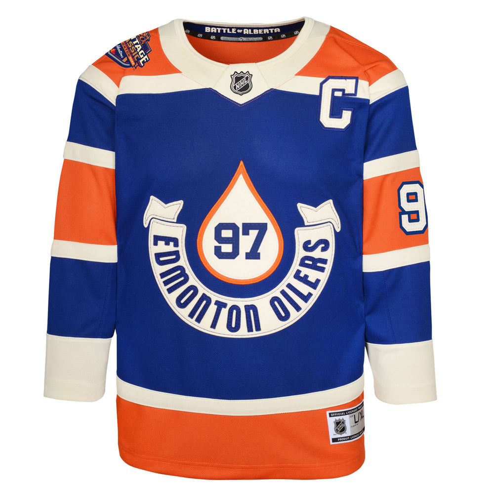 Connor McDavid Edmonton Oilers '47 Player Name & Number Lacer