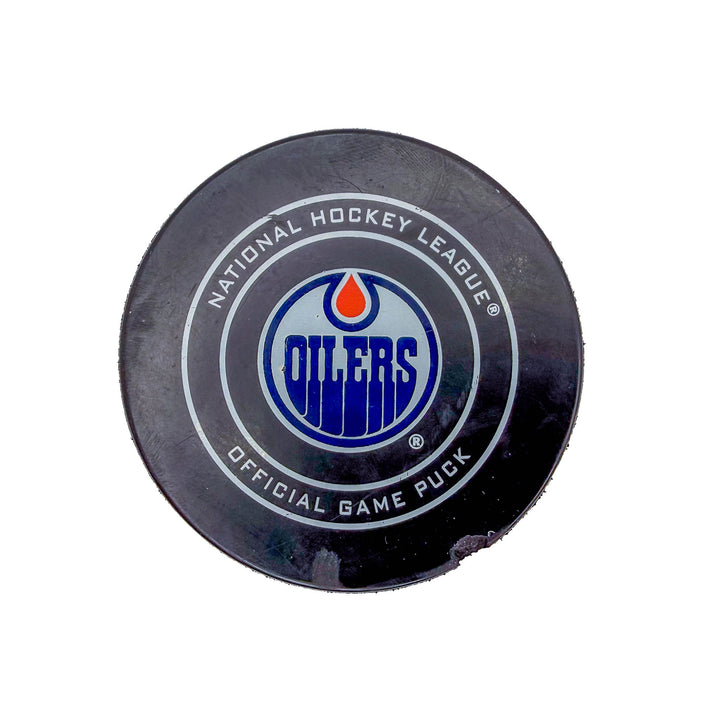 Connor McDavid Edmonton Oilers Goal Puck - Mar. 10/2018 vs Minnesota Wild #14528